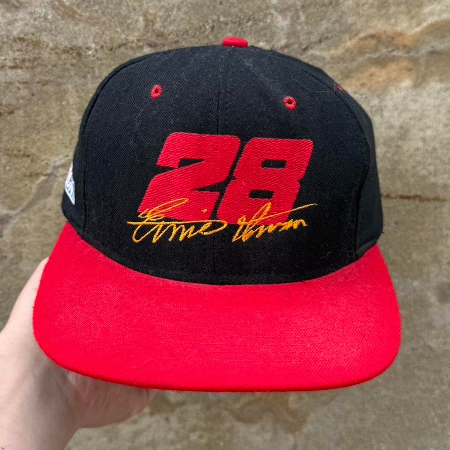 Vintage 90s Ernie Erwin Nascar Racing Race Car Snapback
