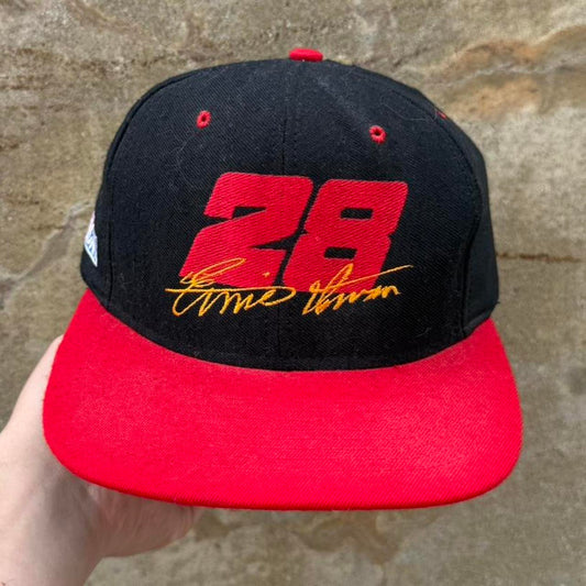 Vintage 90s Ernie Erwin Nascar Racing Race Car Snapback