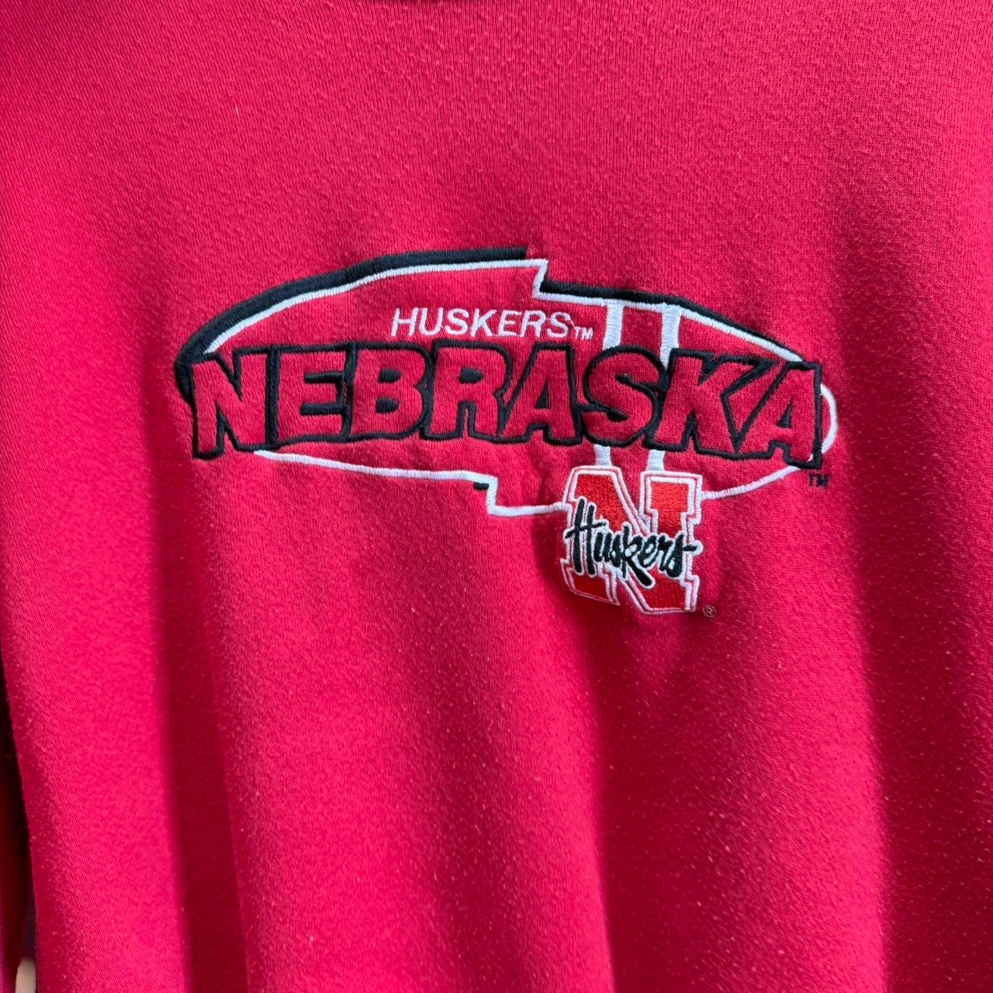 Vintage 90s Nebraska Huskers Football Crewneck