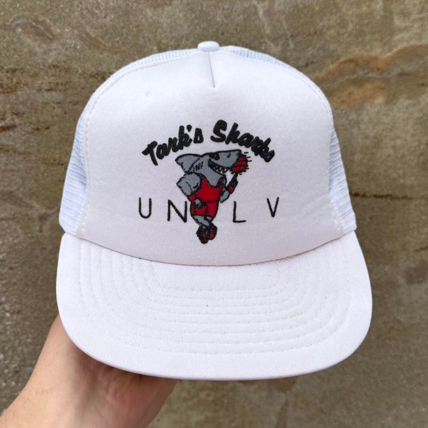 Vintage 90s UNLV Shark Trucker Snapback