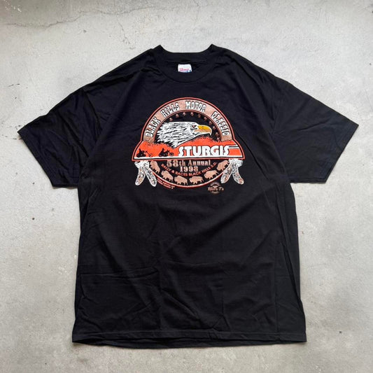 Vintage 1998 Sturgis Black Hills Rally Biker Motorcycle T-Shirt - XX-Large