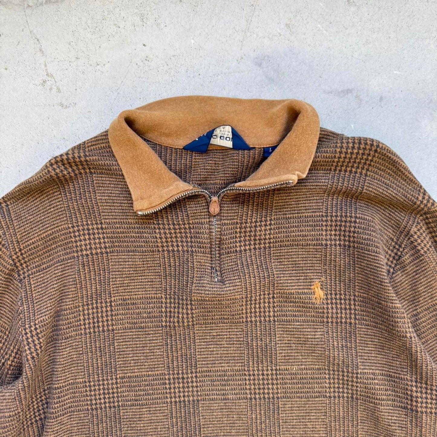 Vintage Polo Ralph Lauren Golf Quarter Zip Crewneck - Large