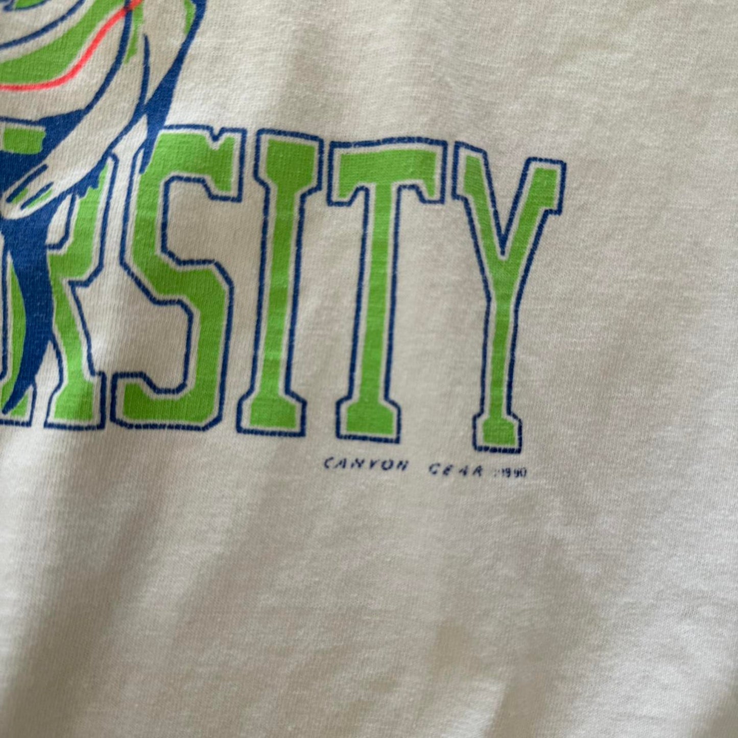 Vintage 90s Billfish University Animal T-Shirt - X-Large