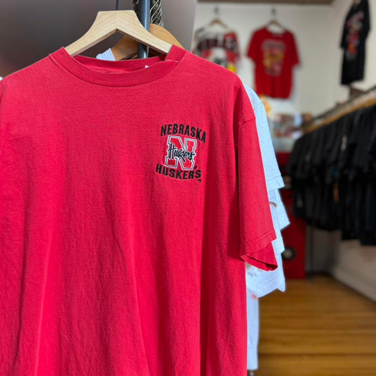 Vintage 90s Nebraska Huskers Embroidered T-Shirt
