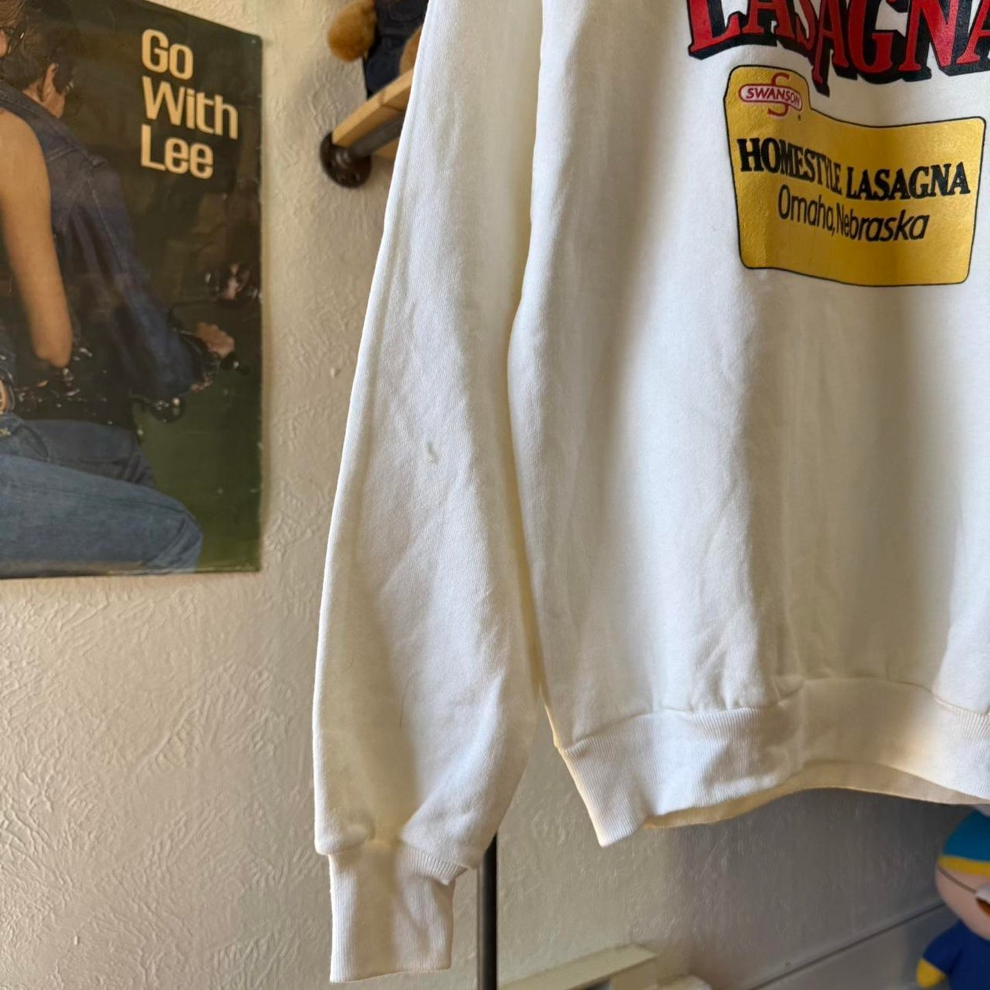 Vintage 90s Worlds Greatest Lasagna Omaha Nebraska Crewneck - X-Large