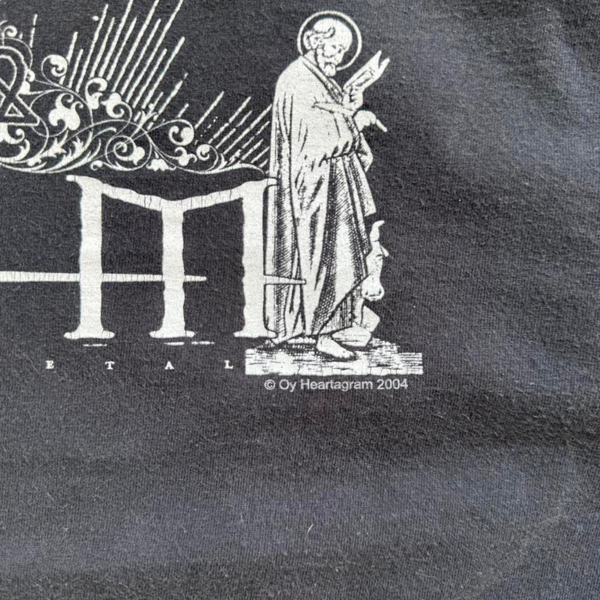 Vintage 2004 HIM Love Metal Band T-Shirt - Large