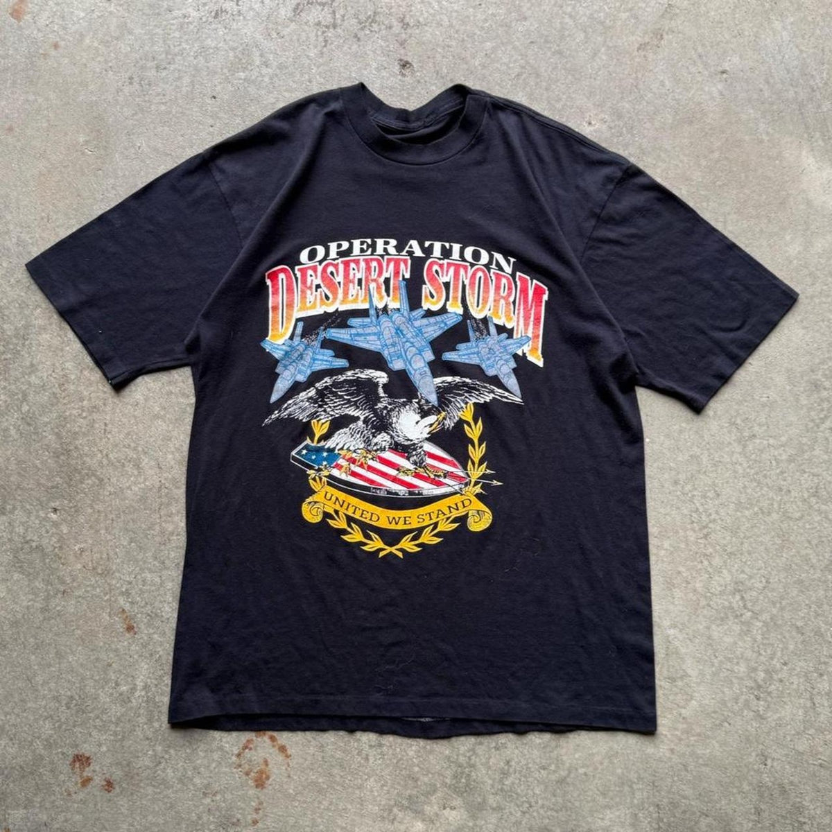 Vintage 90s Operation Desert Storm Military T-Shirt - X-Large