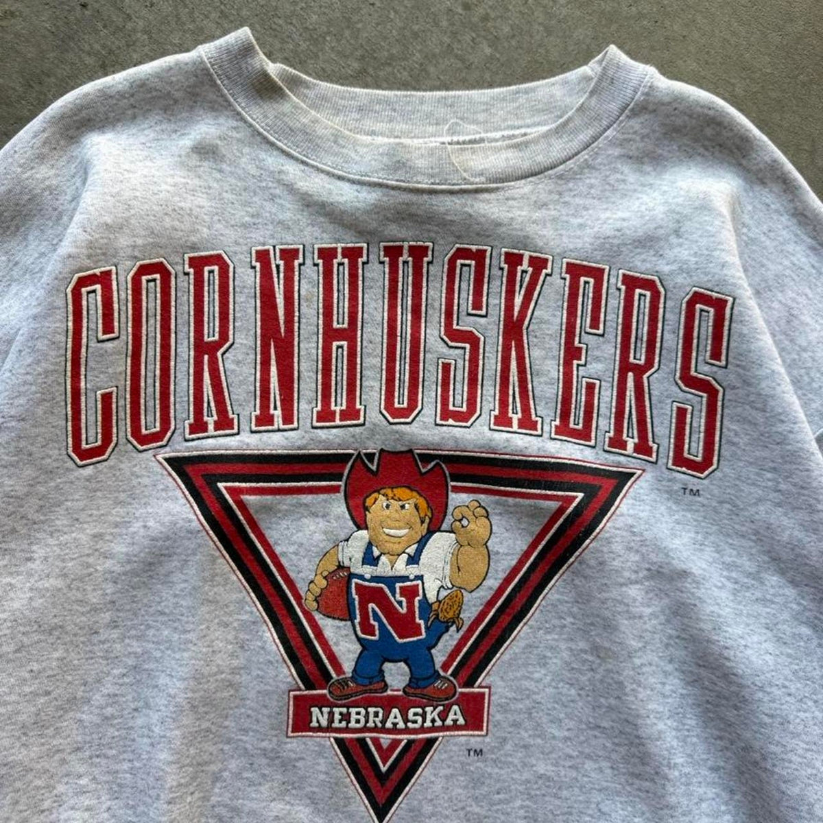 Vintage 90s Nebraska Huskers Herbie Crewneck - X-Large