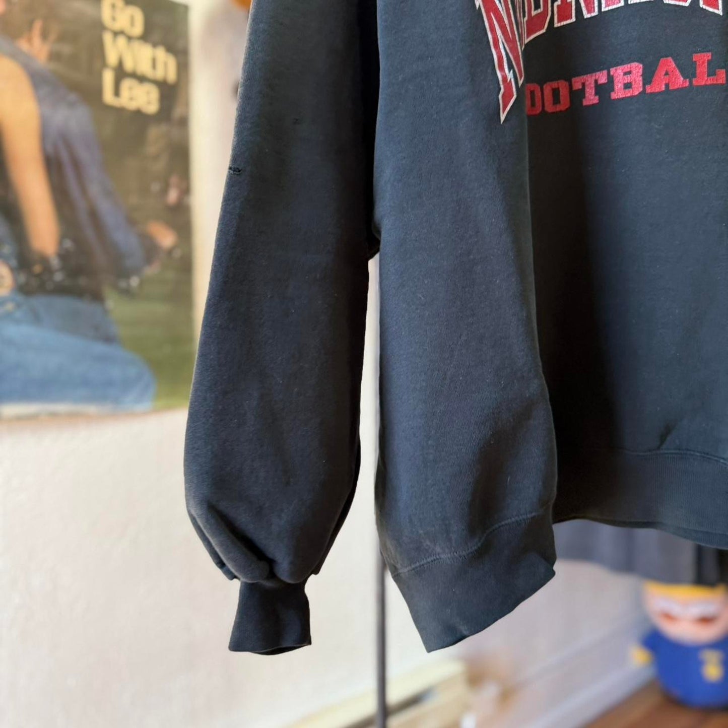 Vintage 90s Nebraska Football Huskers Crewneck - X-Large