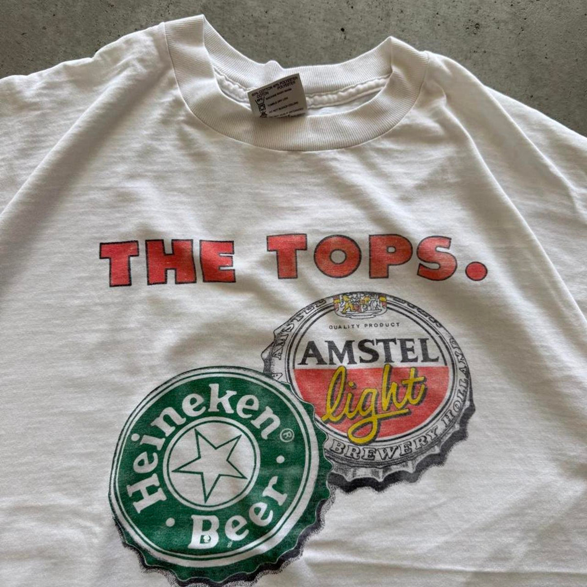 Vintage 90s The Tops Heineken Beer Alcohol T-Shirt - X-Large