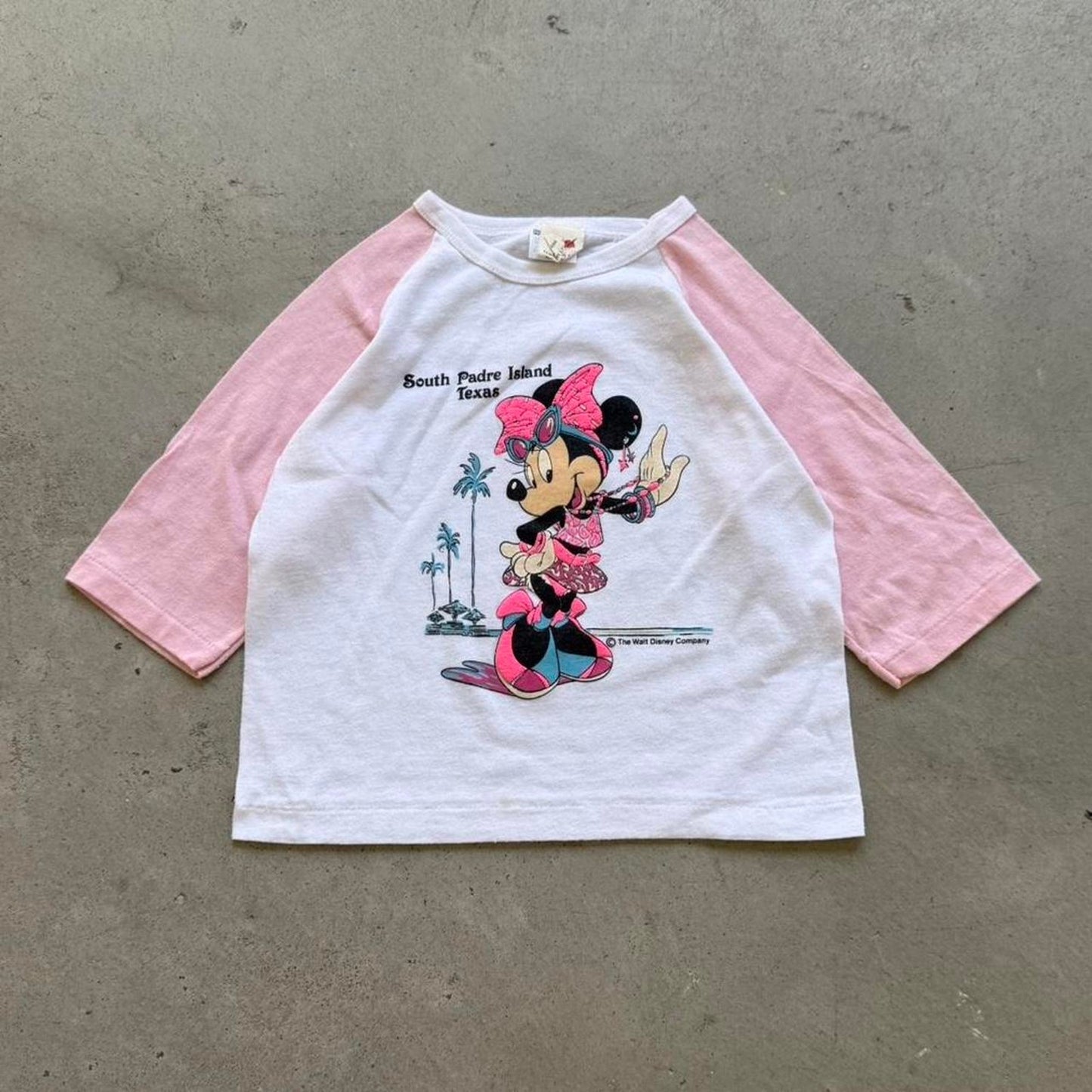 Vintage 90s Minnie Mouse South Padre Island Texas T-Shirt - Kids Small