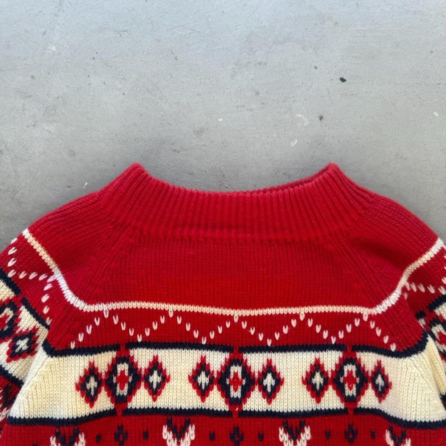 Vintage 70s JCPenny Knit Sweater - X-Large