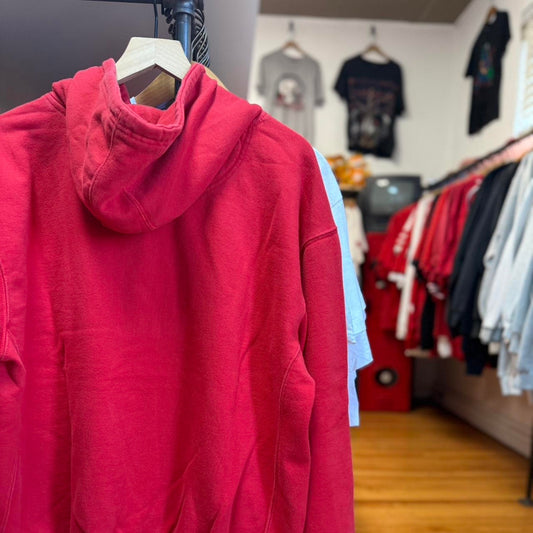 Vintage 90s Nebraska Huskers Cursive Spell Out Hoodie - X-Large