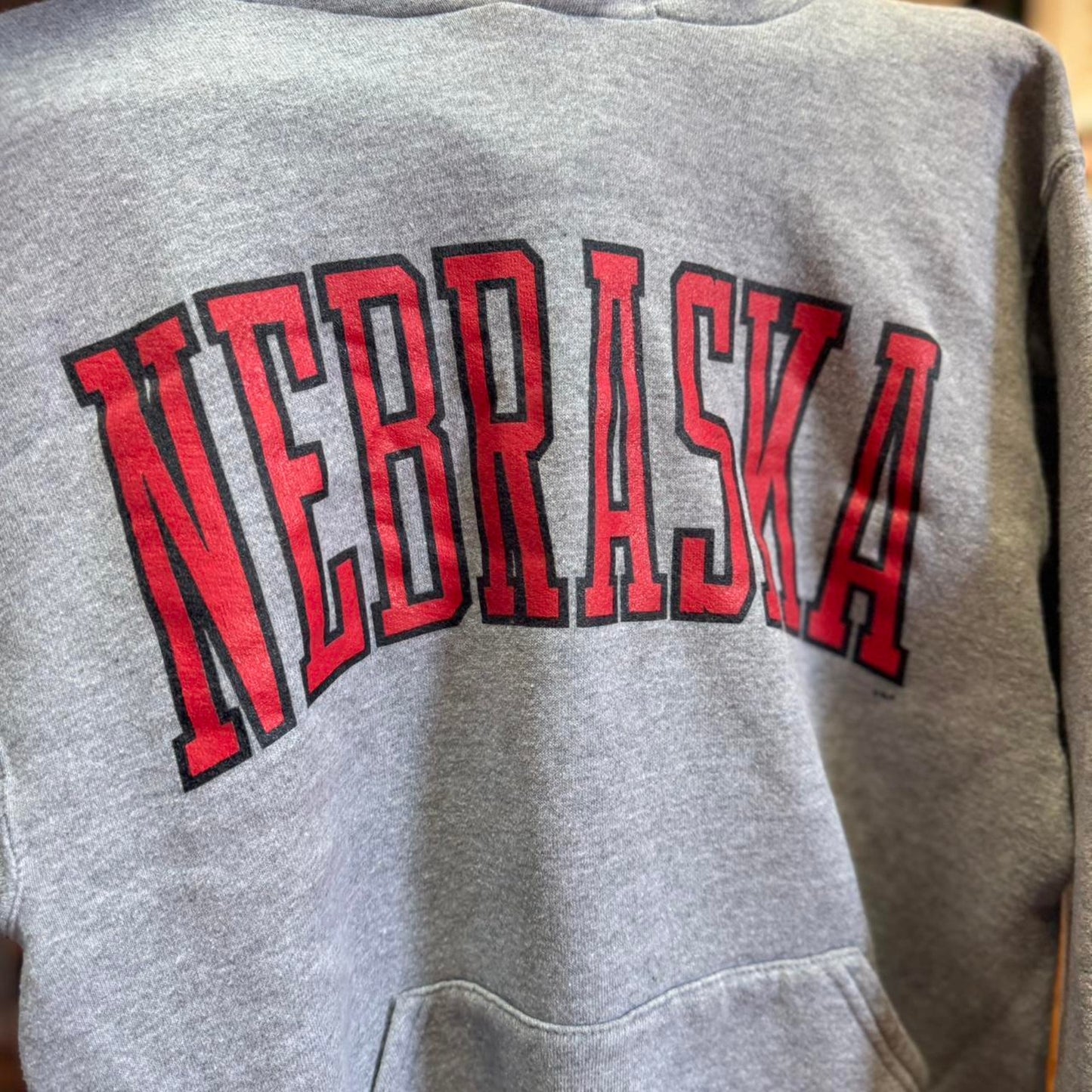 Vintage 90s Nebraska Huskers Russell Athletic Hoodie - Small