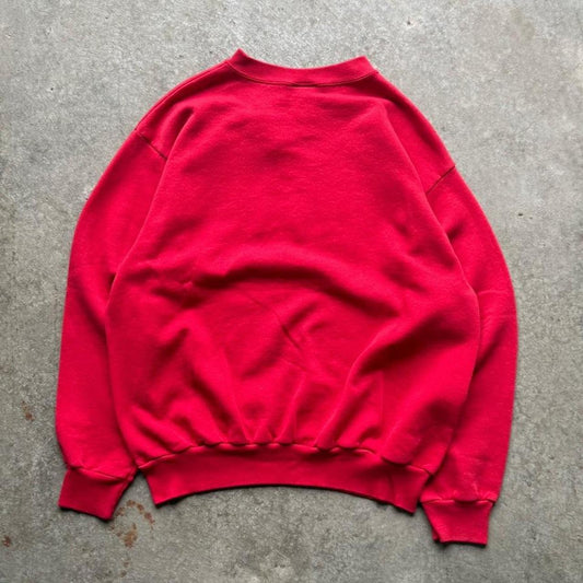 Vintage 90s Nebraska Huskers Spell Out Crewneck - Large
