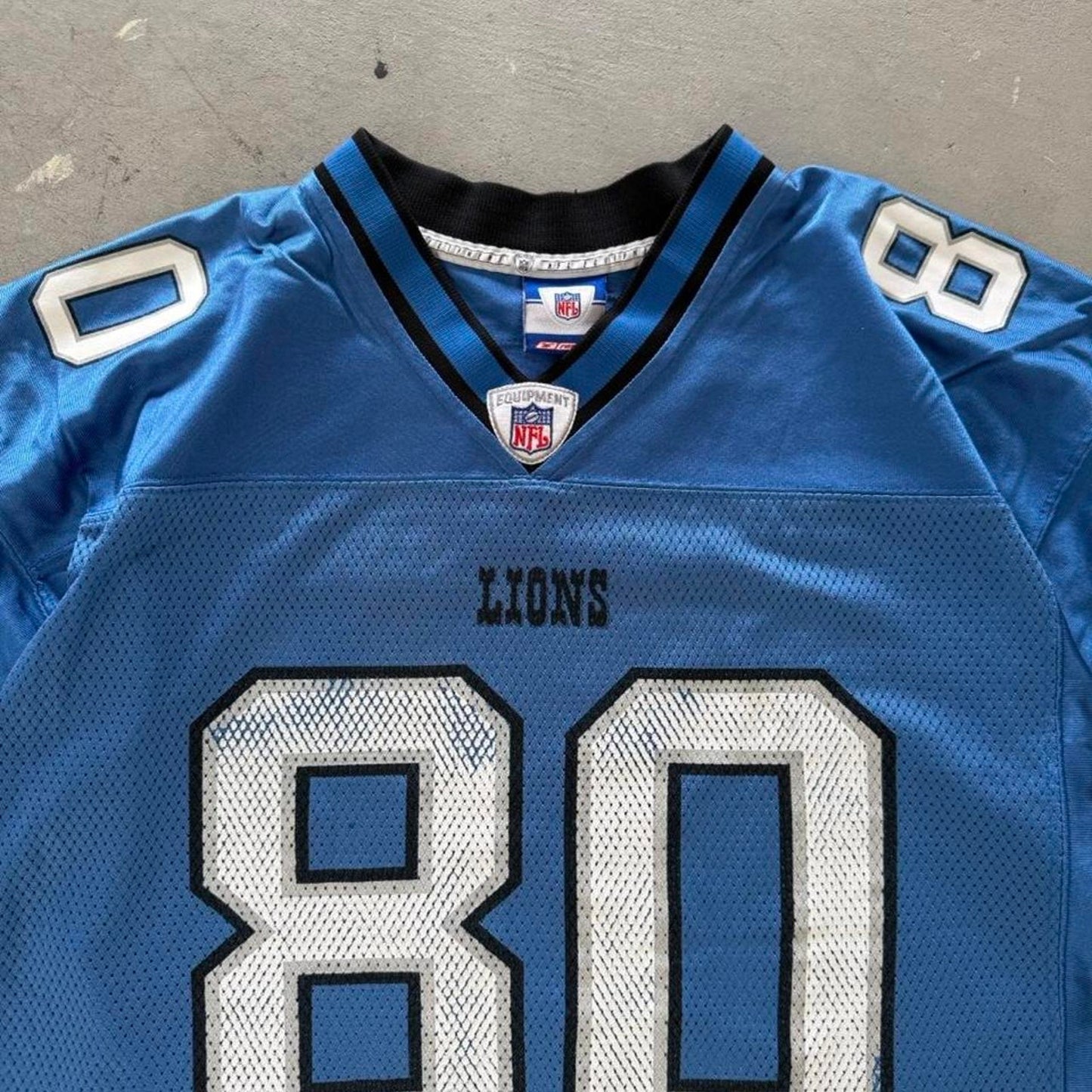 Vintage Detroit Lions C Roger’s Reebok NFL Jersey - Large