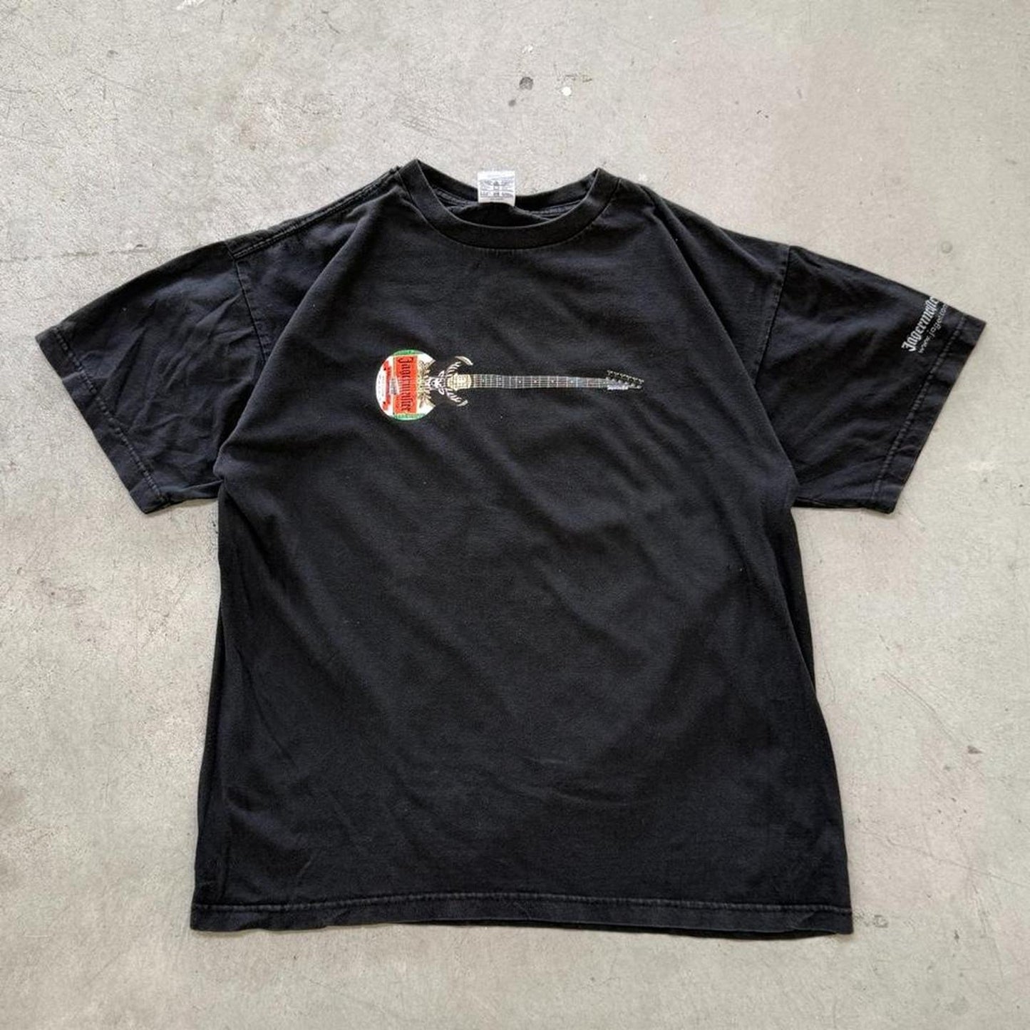 Vintage Y2K Jäegermeister Guitar Alcohol Company T-Shirt - Large