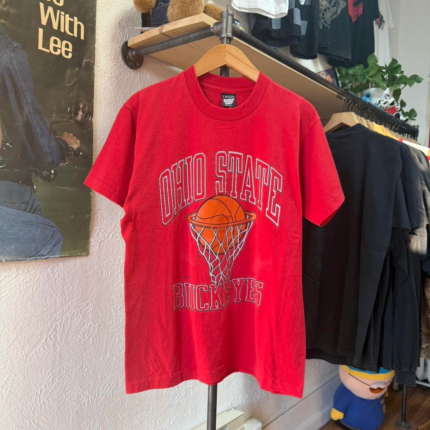 Vintage 90s Ohio State Basketball T-Shirt - Large