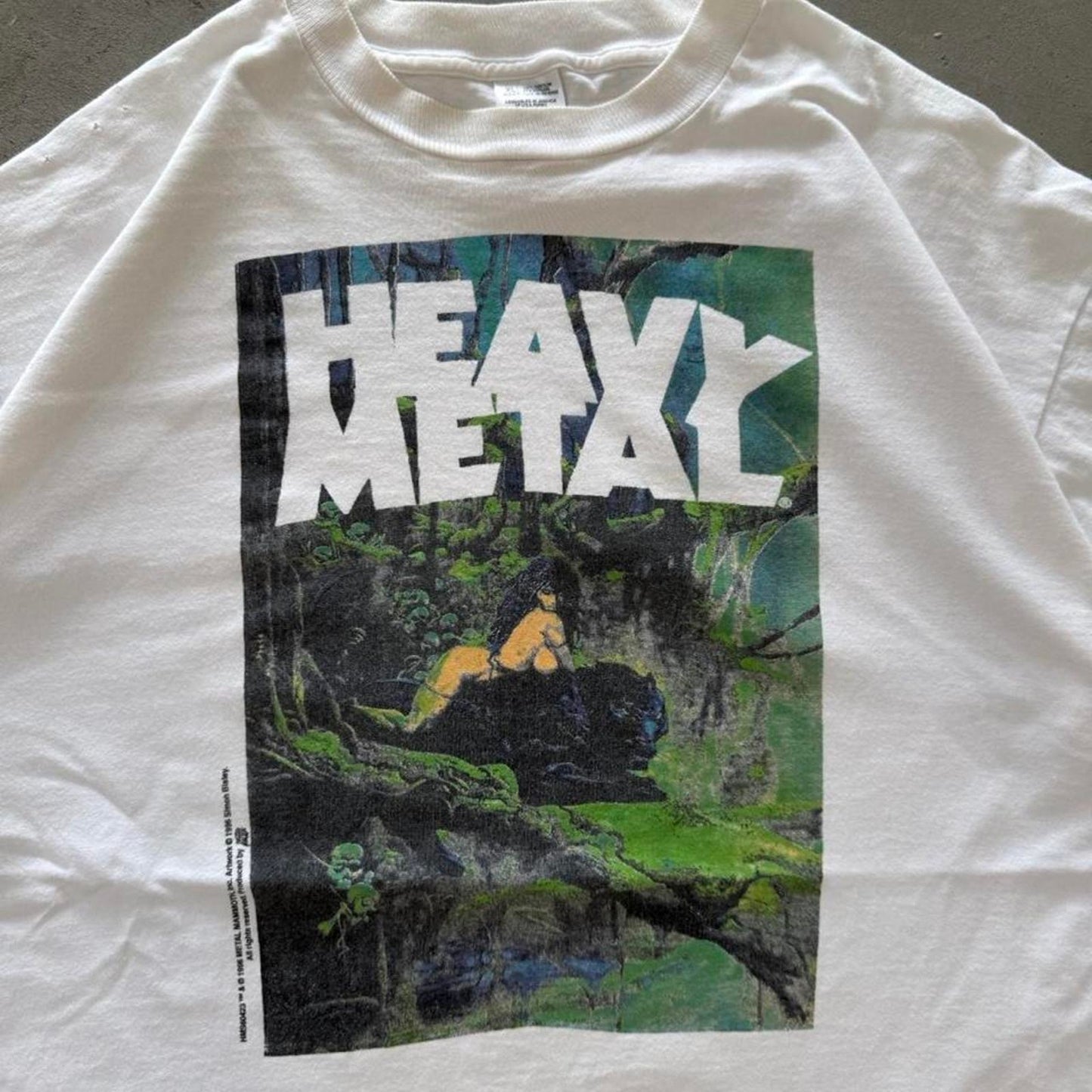 Vintage 90s Heavy Metal Animated Comic T-Shirt - X-Large