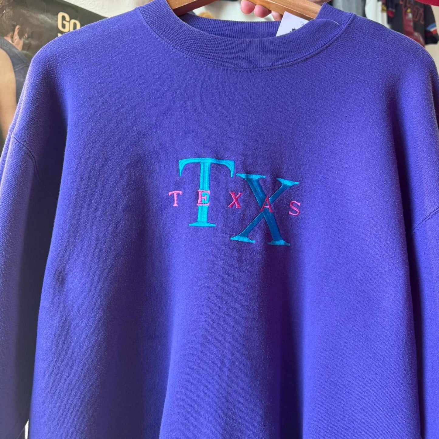 Vintage 90s Texas Calvin Klein Parody Crewneck - X-Large
