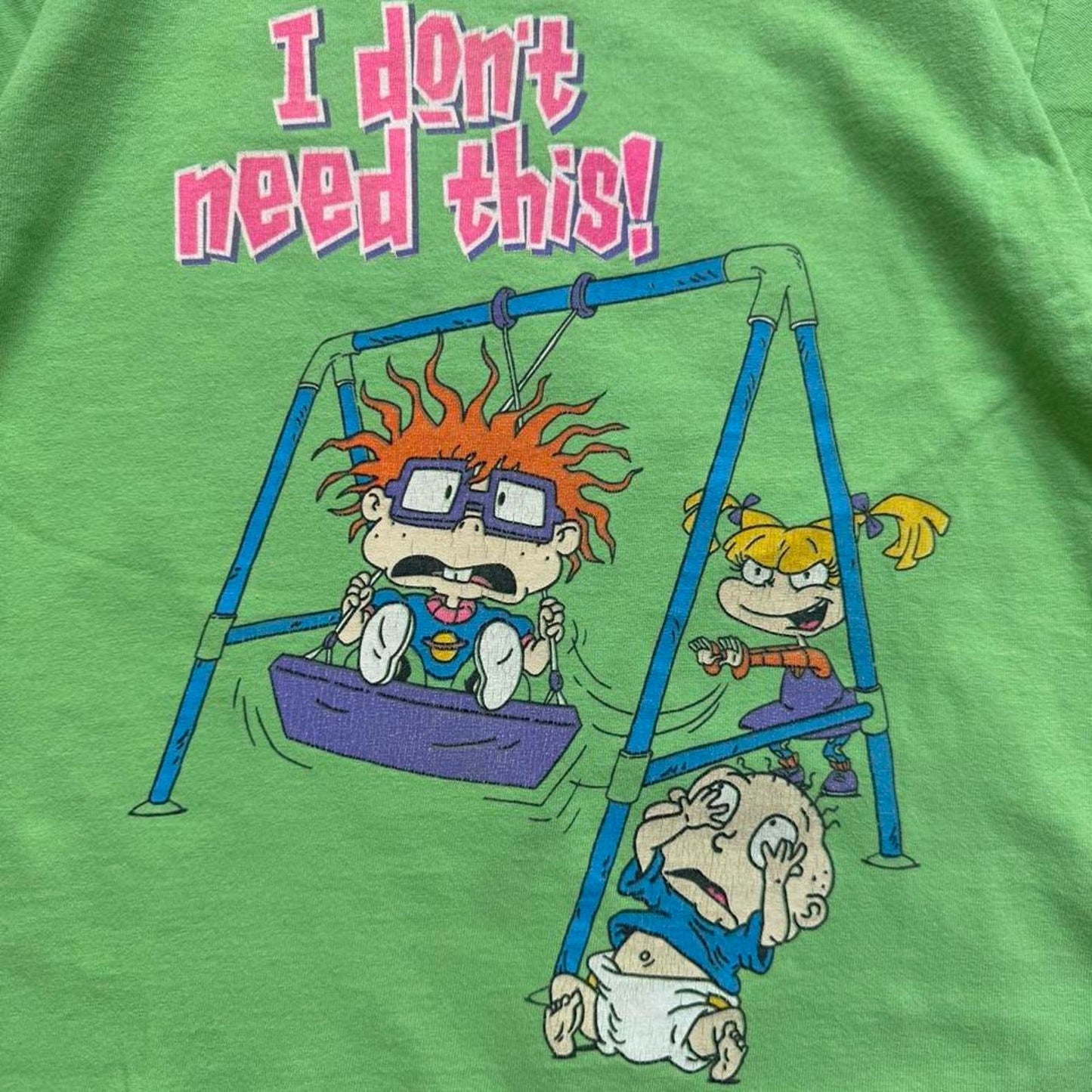 Vintage 90s Rugrats I Don’t Need This Cartoon T-Shirt - Kids Medium 7/8