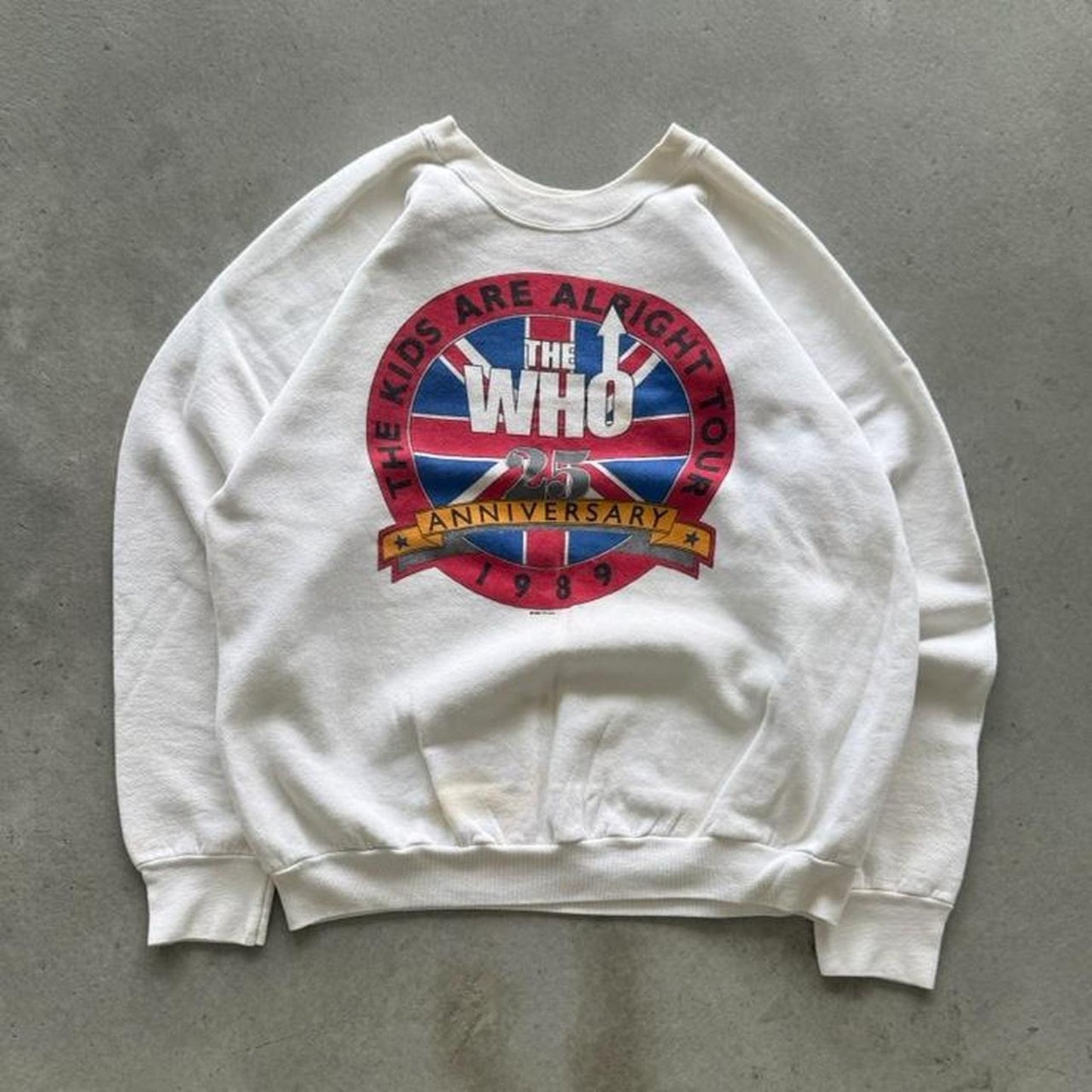 Vintage 1989 The Who The Kids Are Alright Band Crewneck - X-Large