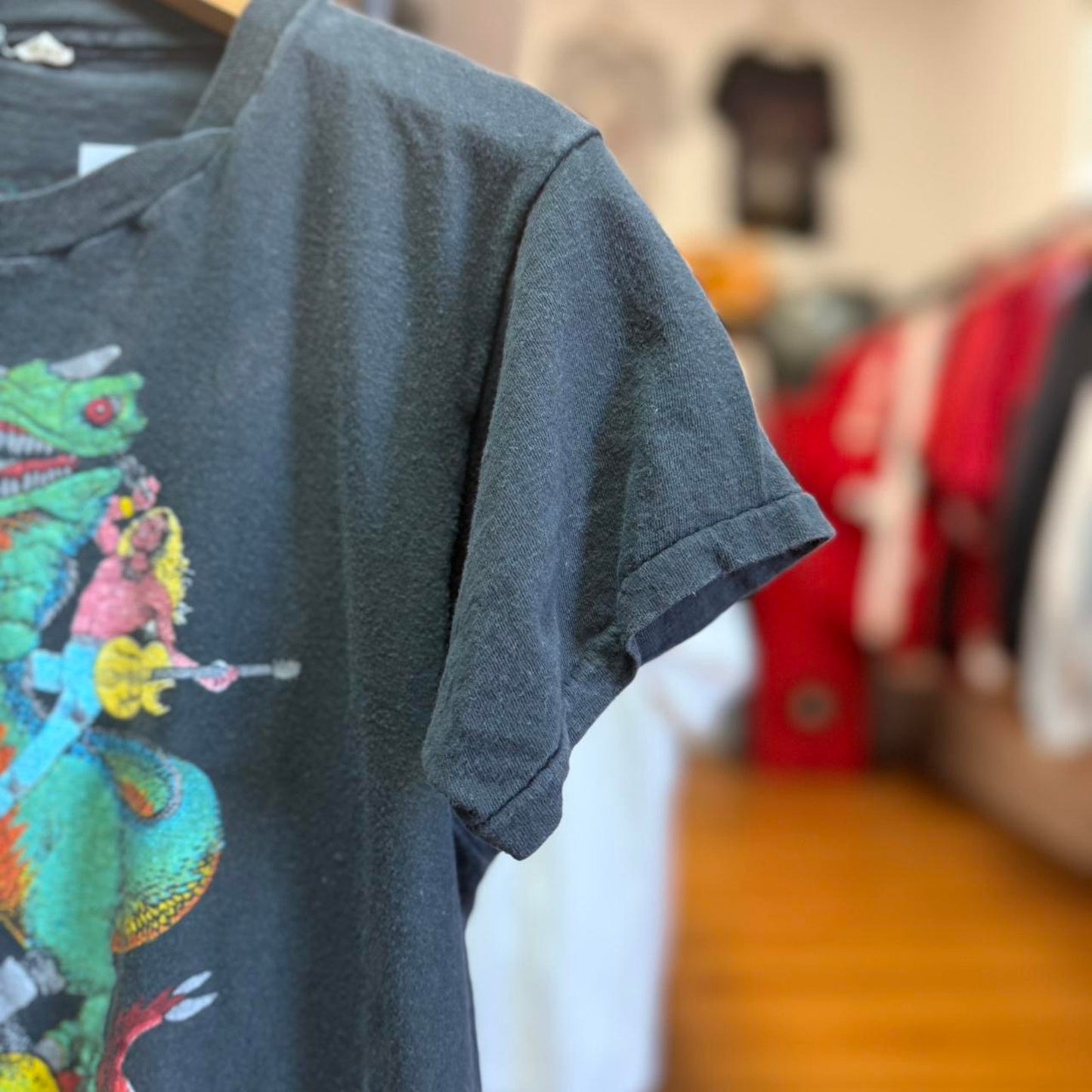 Vintage Monsters of Rock AC/DC Journey Dragon Band Metal T-Shirt - Medium