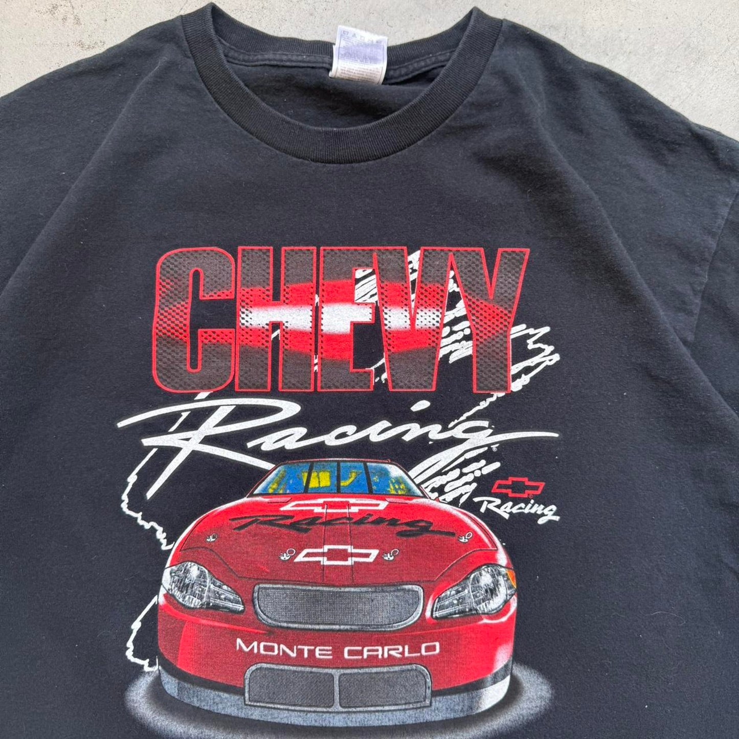 Vintage 90s Chevy Racing NASCAR Car T-Shirt - X-Large
