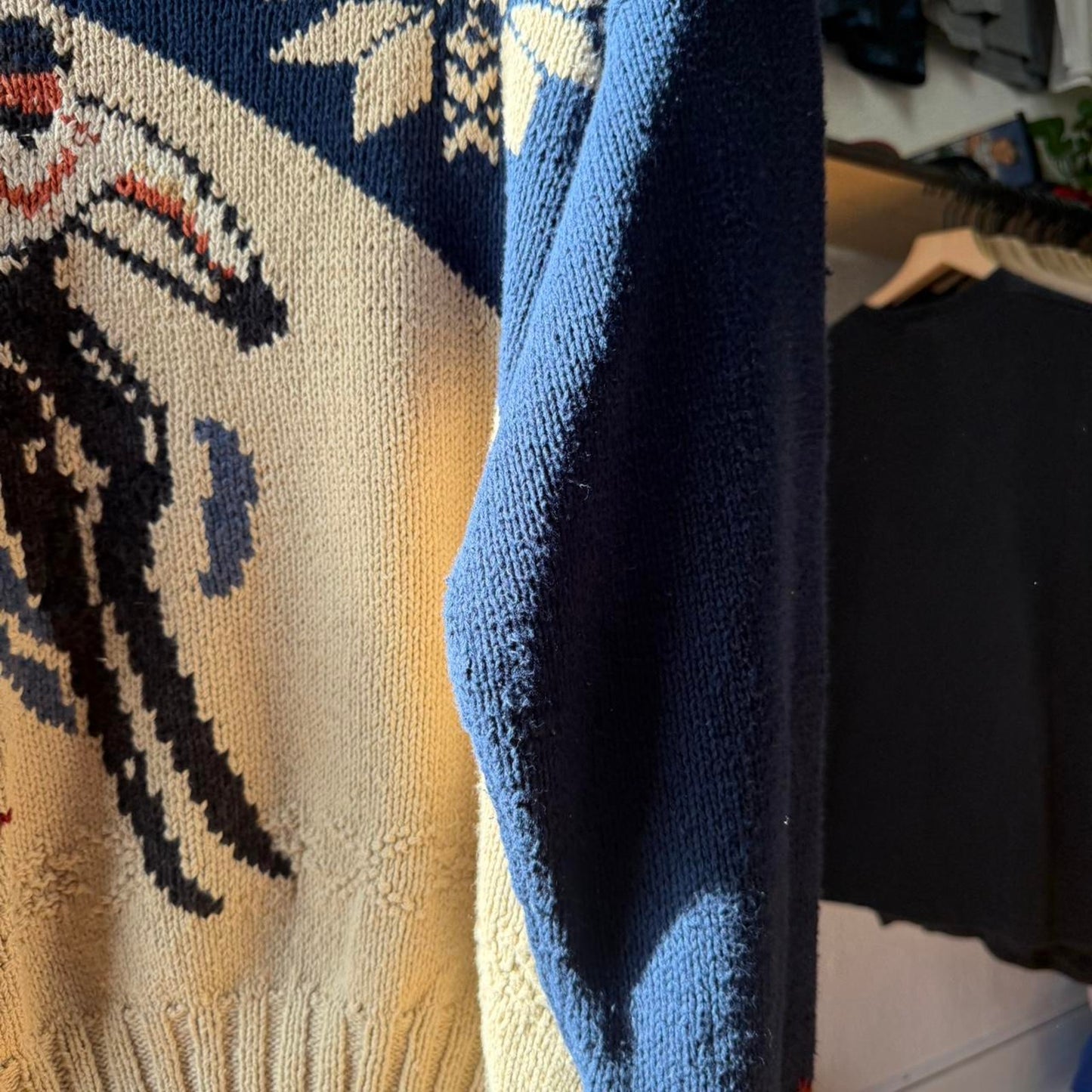 Vintage Polo Ralph Lauren RL Ski Skiing Knit Sweater - Large