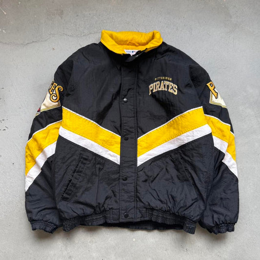 Vintage 90s Pittsburgh Pirates MLB Starter Jacket - Large