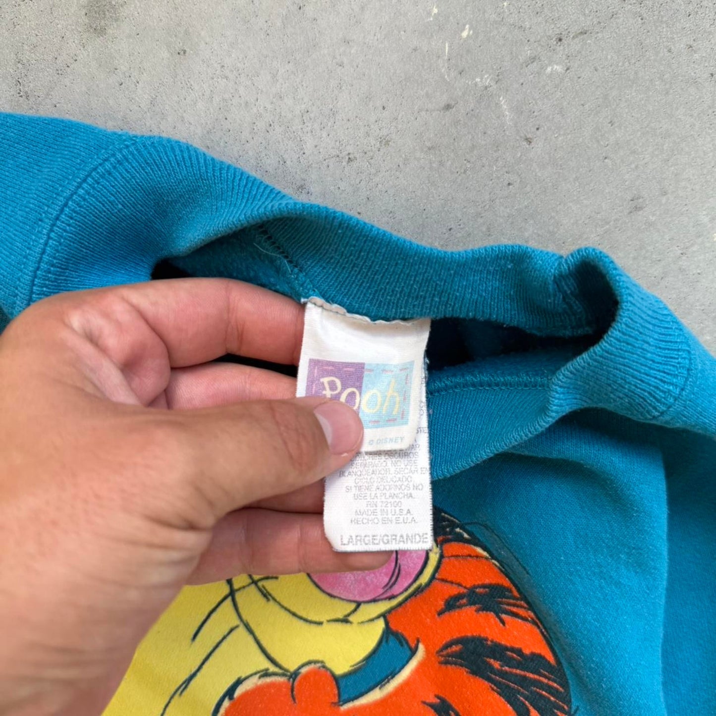 Vintage 90s Tigger Winnie the Pooh Disney Crewneck - Large