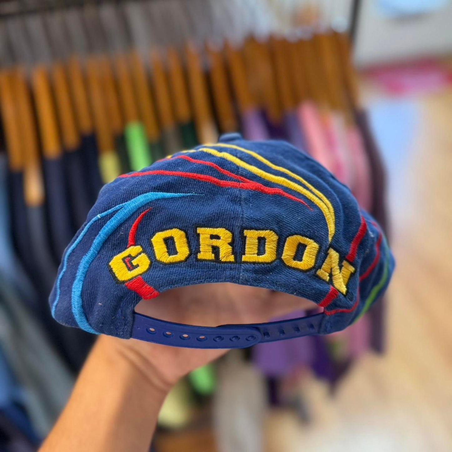 Vintage 90s NASCAR Jeff Gordon Swirl Racing Snapback