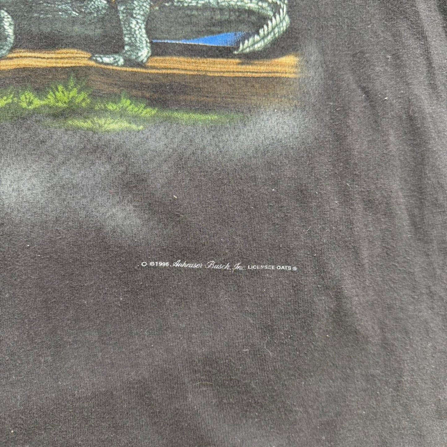 Vintage 90s Budweiser Crocodile This Buds for You Beer T-Shirt - X-Large