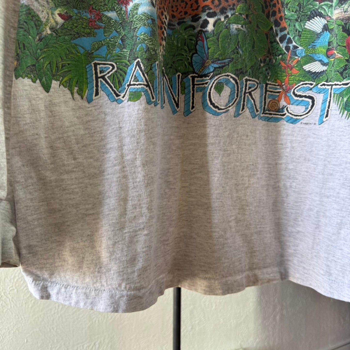 Vintage 90s Omaha Henry Doorly Zoo Animal Nature T-Shirt - X-Large