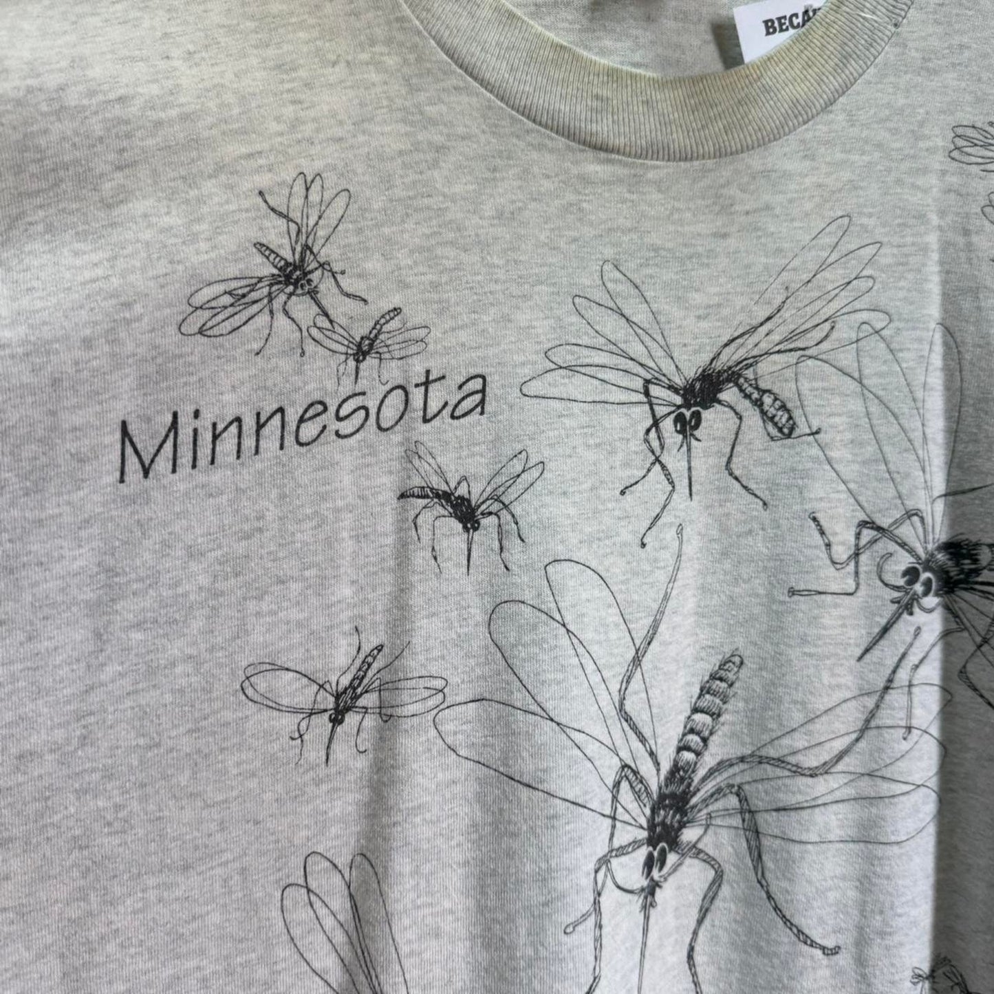 Vintage 90s Minnesota Mosquito All Over Print T-Shirt