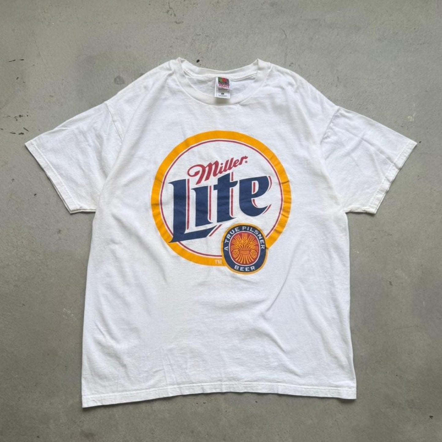 Vintage 90s Miller Liter Beer Alcohol Promo T-Shirt - X-Large