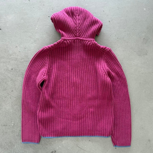 Vintage Y2K Knit Zip Up - 14W