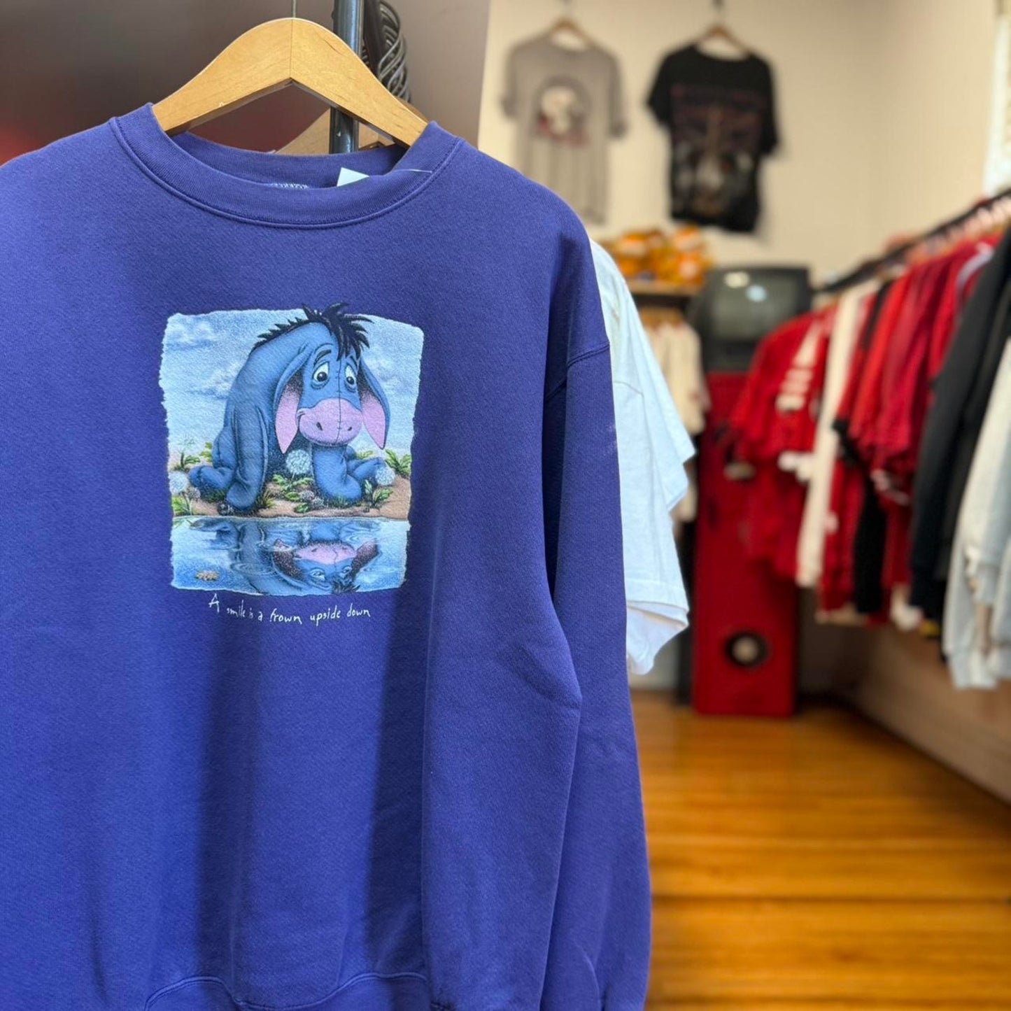 Vintage 90s Winnie the Pooh Eeyore Crewneck - Large