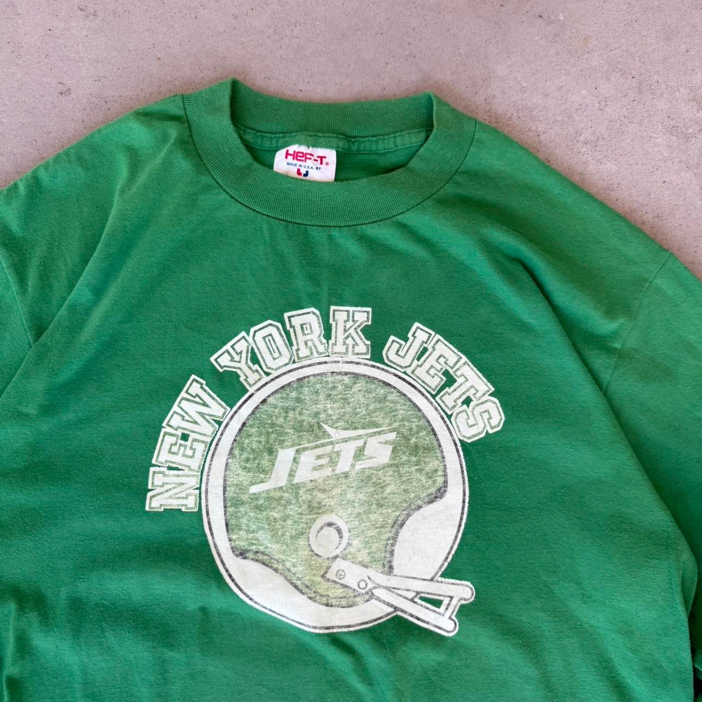 Vintage 80s New York Jets NFL Sports T-Shirt - Large