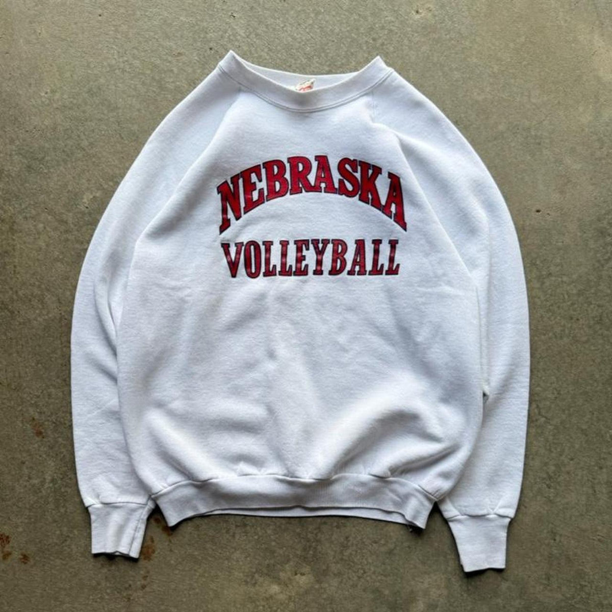 Vintage 90s Nebraska Volleyball Huskers Crewneck - X-Large