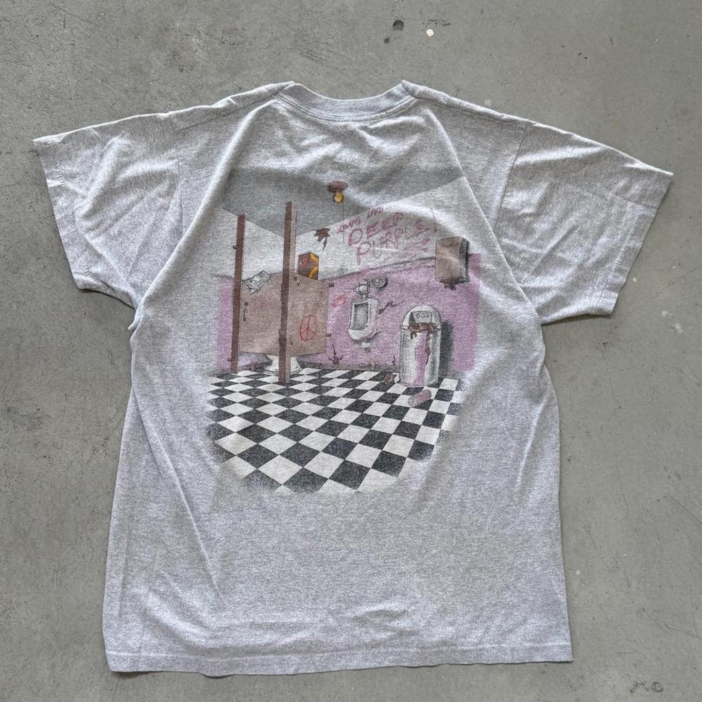 Vintage 80s Deep People Band Tour T-Shirt - X-Large