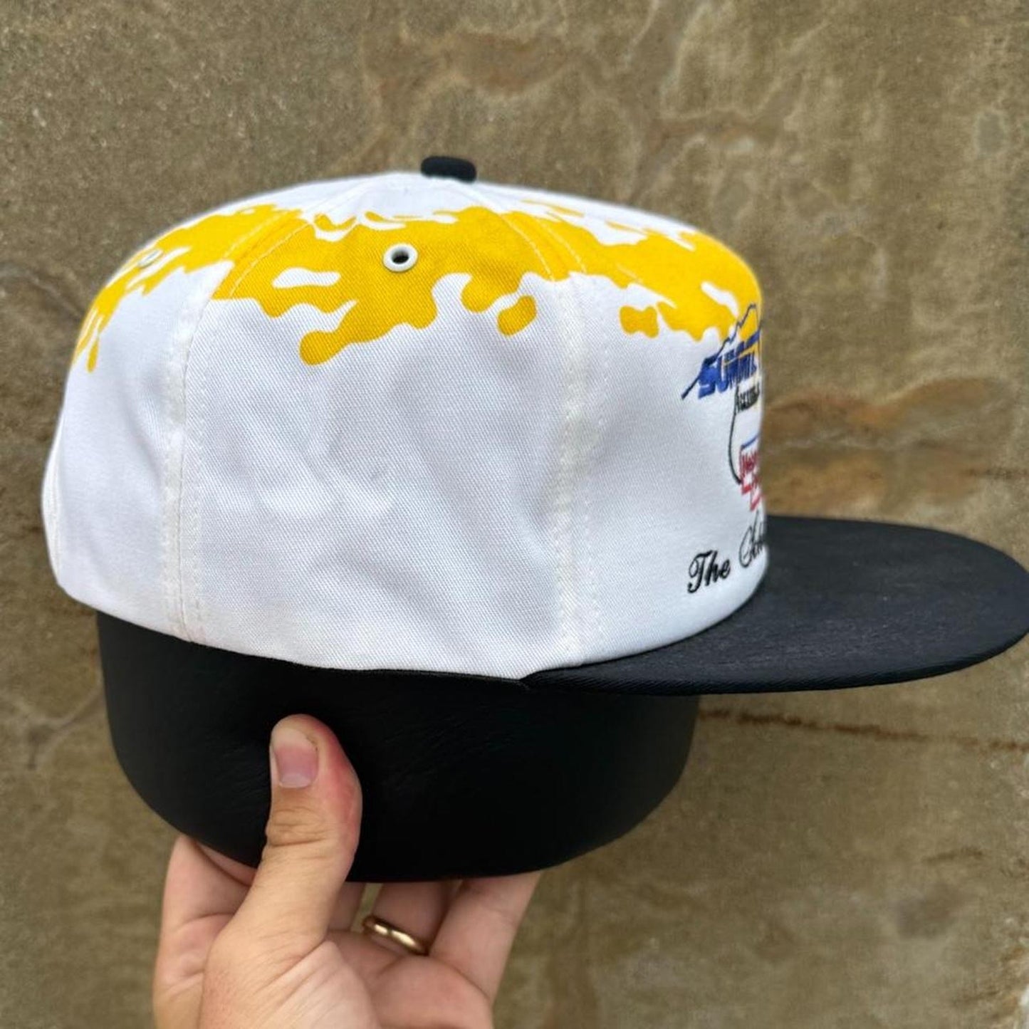 Vintage 90s Schroeder Group Splash Snapback