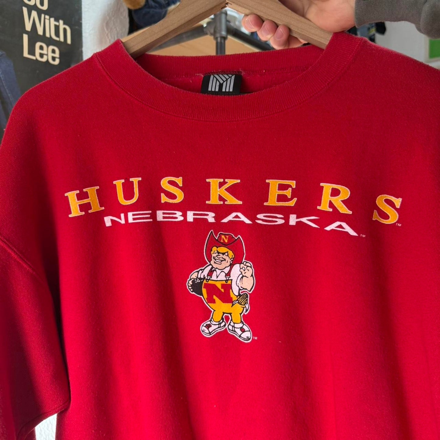 Vintage 90s Nebraska Huskers Herbie Crewneck - X-Large