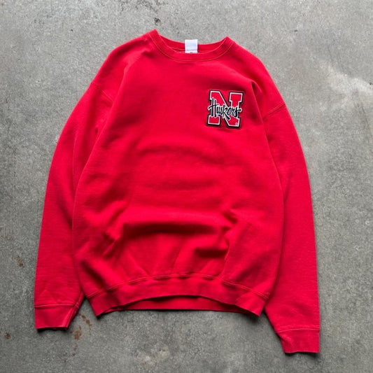 Vintage 90s Nebraska Huskers N Crewneck - X-Large