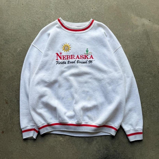Vintage 1996 Nebraska Huskers Fiesta Bowl Desert Crewneck - XX-Large