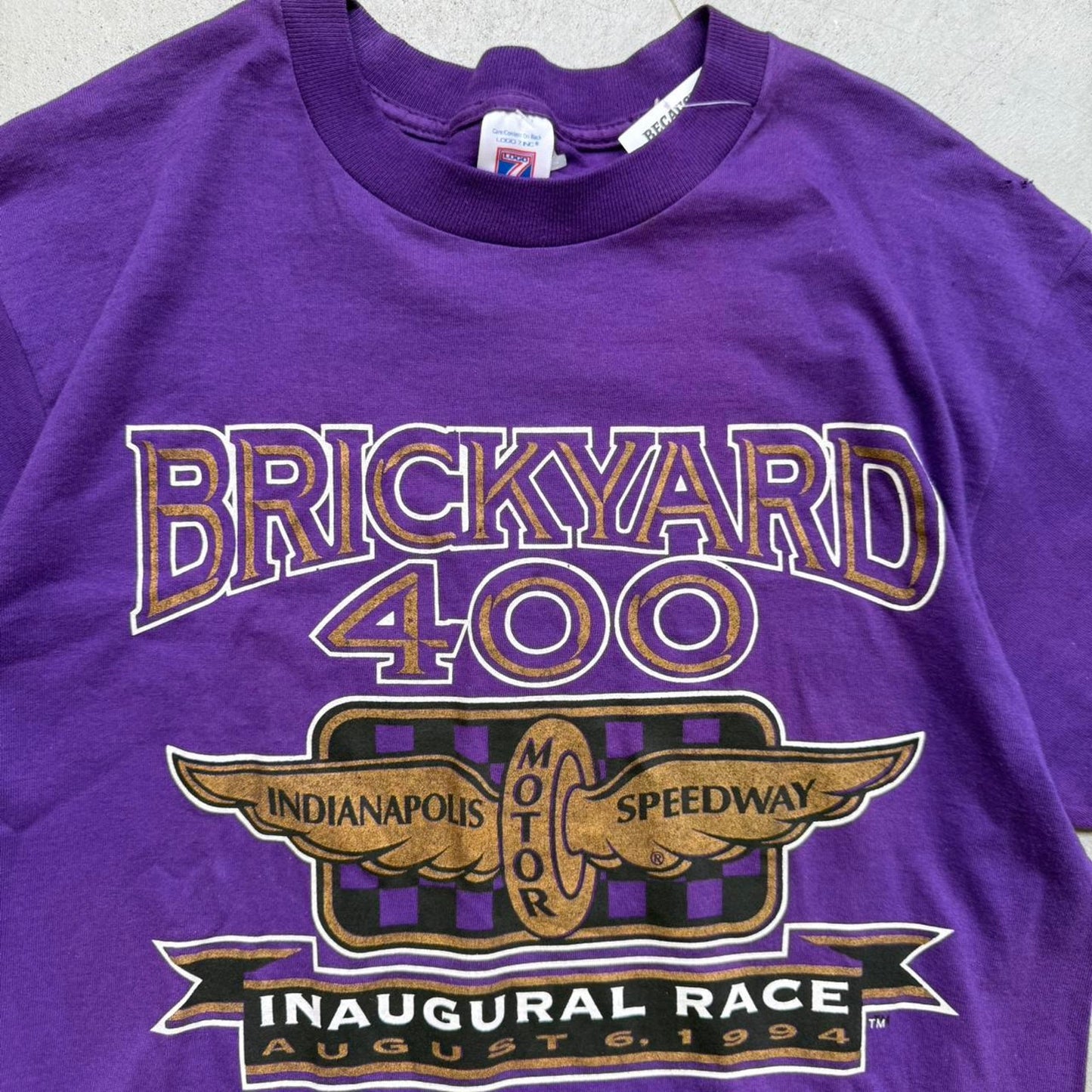 Vintage 1994 Brickyard 400 Indianapolis Speedway Racing T-Shirt - Large