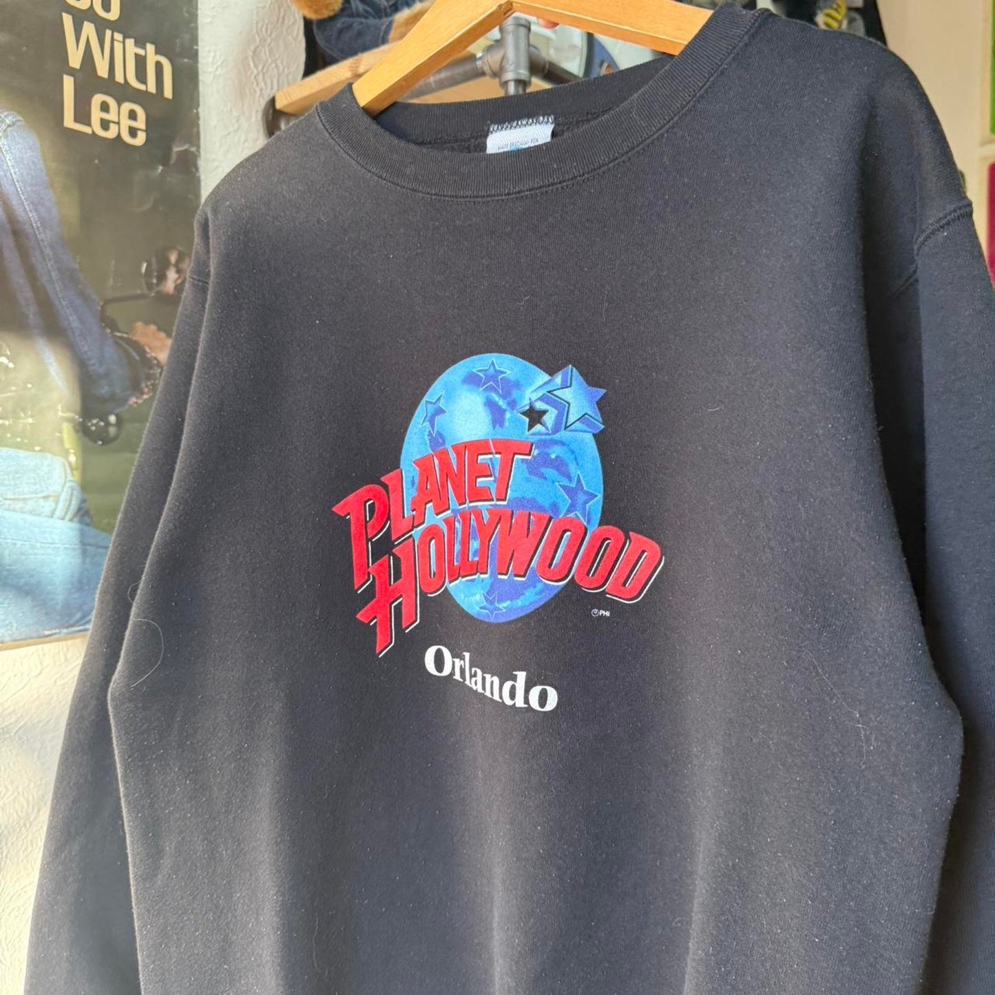 Vintage 90s Planet Hollywood Orlando Crewneck - Medium