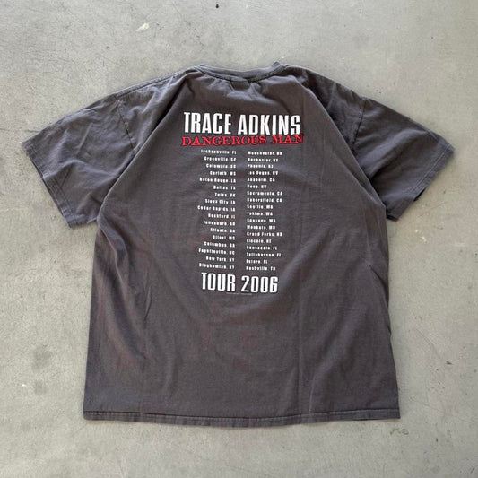 Vintage 2006 Trace Adkins Dangerous Man Country T-Shirt - XX-Large