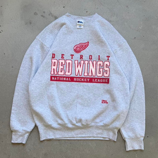 Vintage 90s Detroit Redwings NHL Hockey Crewneck - X-Large