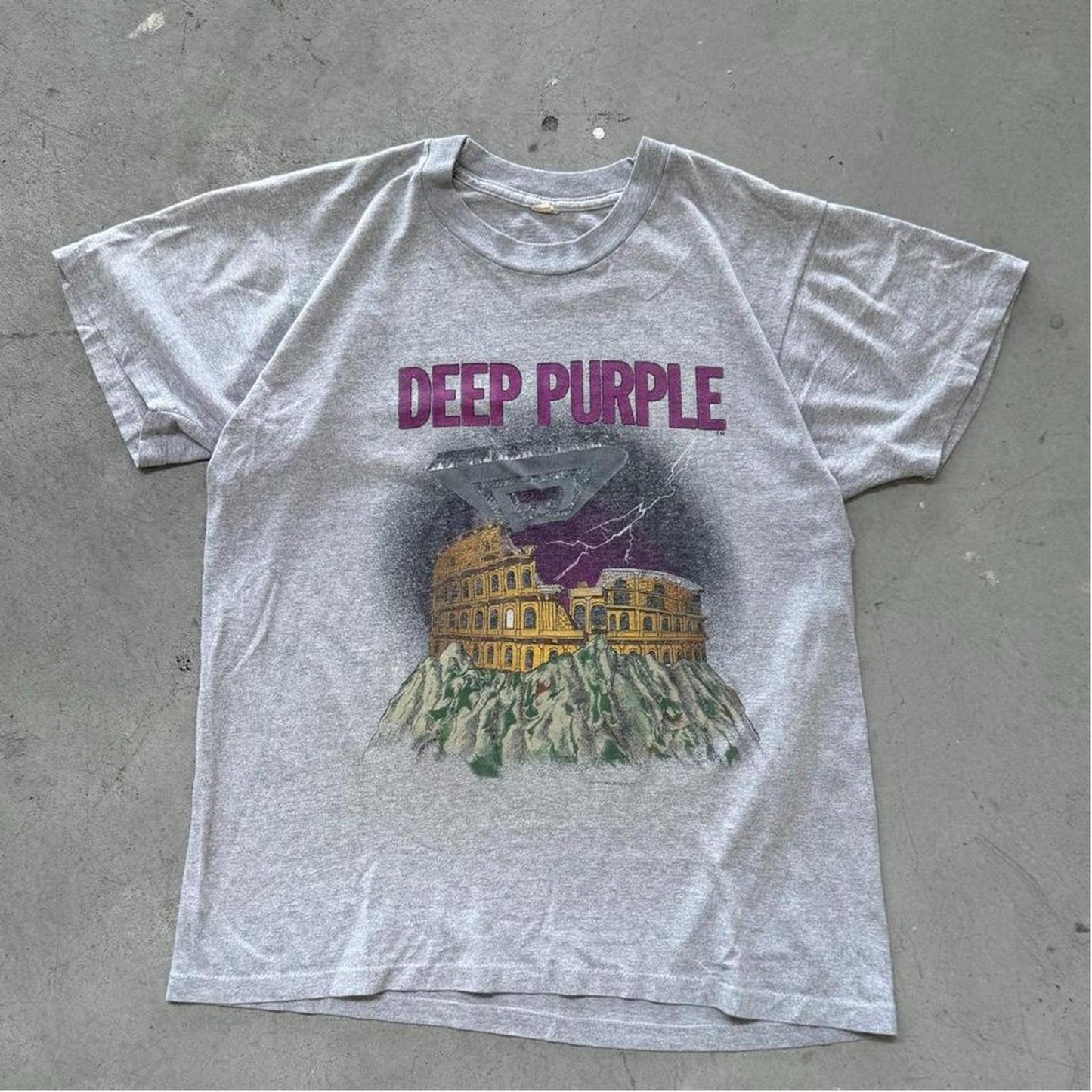 Vintage 80s Deep People Band Tour T-Shirt - X-Large